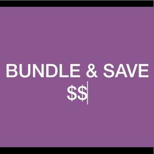 Bundle items and save!!